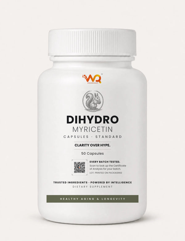 Dihydro Myricetin Capsules — 300 mg per serving, 50 capsules (50 servings)