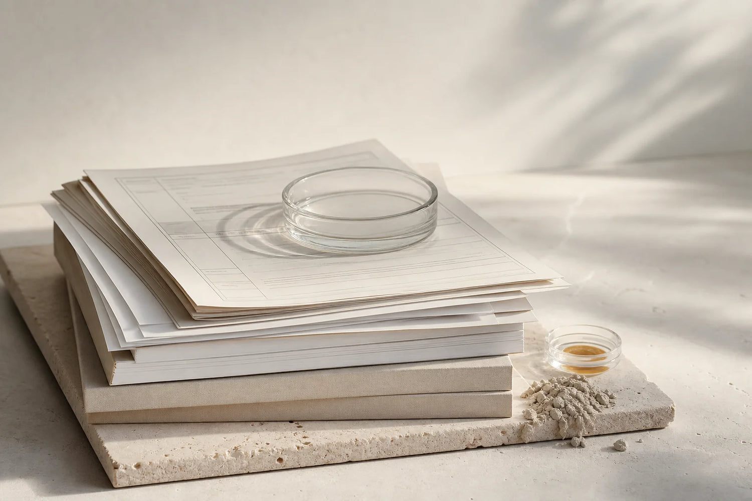 Stacked paperwork representing a federal regulatory information-collection notice process
