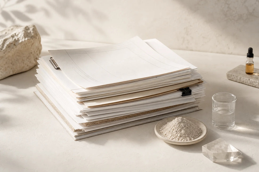 Stack of regulatory paperwork representing a federal information collection review process