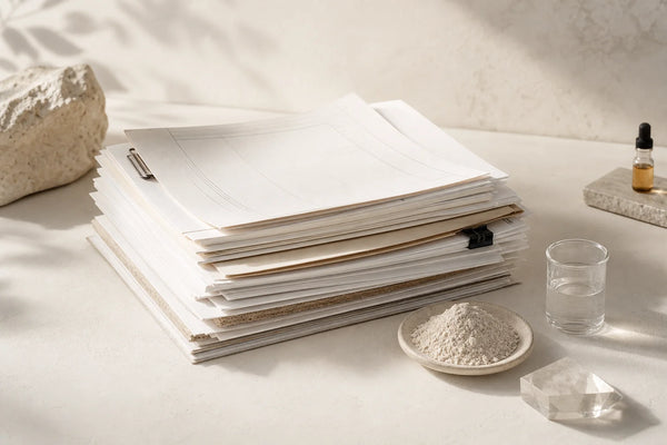 Stack of regulatory paperwork representing a federal information collection review process