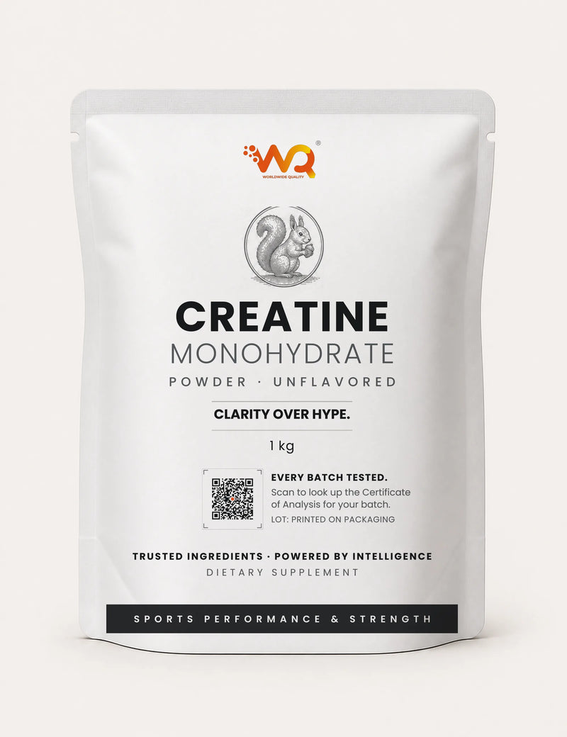 Creatine Monohydrate Powder — WQ pouch