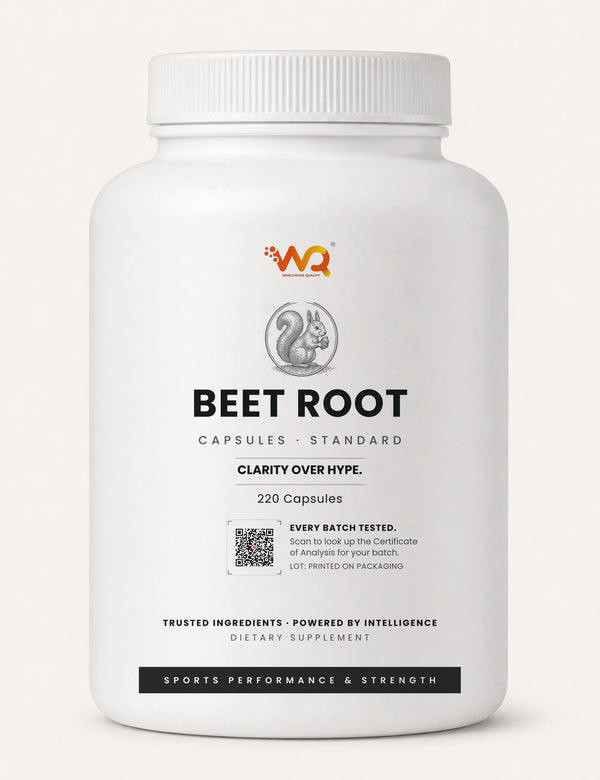 Beet Root Capsules — 1 serving daily, 220 capsules (220 servings)