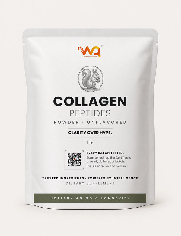 Collagen Peptides Powder — 11 g per serving, 1 lb (60 servings)
