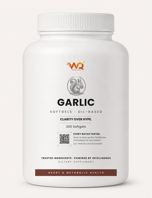 Garlic Softgels — 1 serving daily, 200 softgels (200 servings)