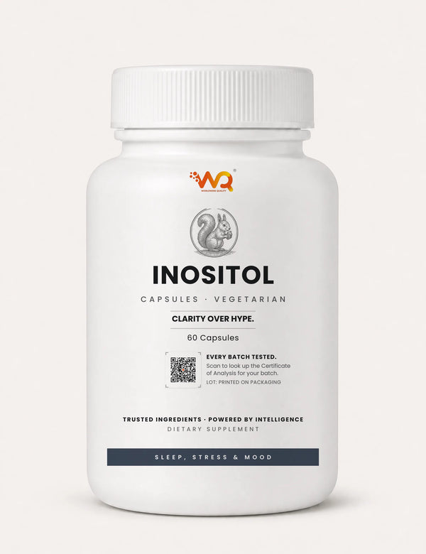 Inositol Capsules — 1000 mg per serving, 60 capsules (60 servings)