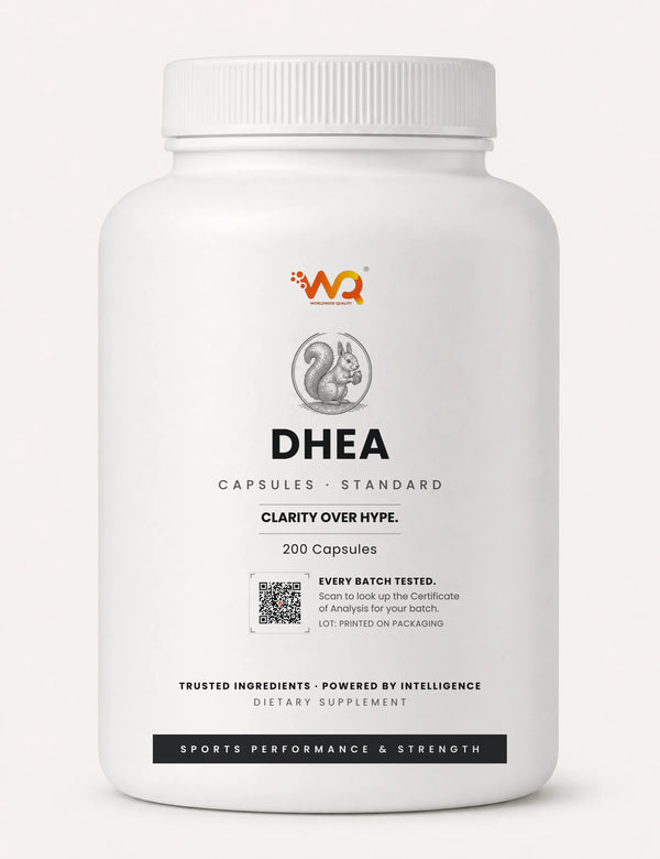 Dhea Capsules — 100 mg per serving, 200 capsules (200 servings)