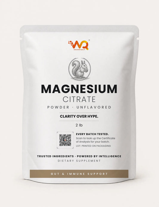 Magnesium Citrate Powder — WQ pouch