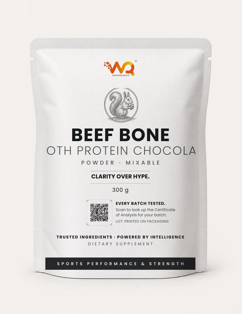 Beef Bone Broth Protein Chocolate Powder — WQ pouch