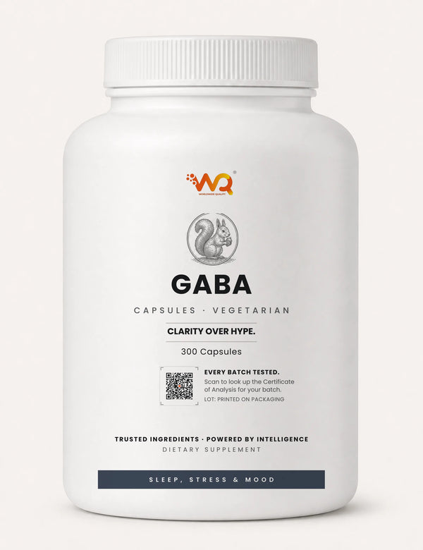 Gaba Capsules — 1000 mg per serving, 300 capsules (150 servings)