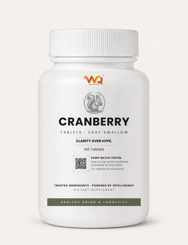Cranberry Tablets — 1 serving daily, 100 tablets (100 servings)