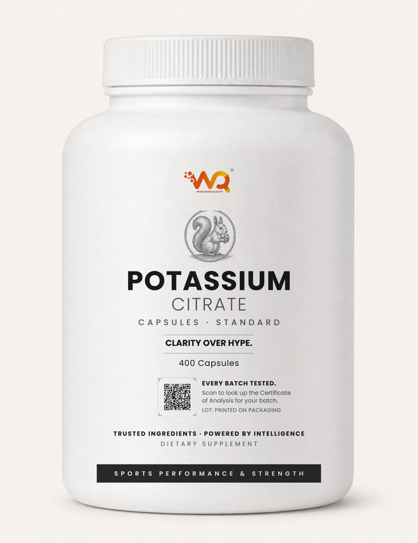 Potassium Citrate Capsules — 275 mg per serving, 400 capsules (400 servings)