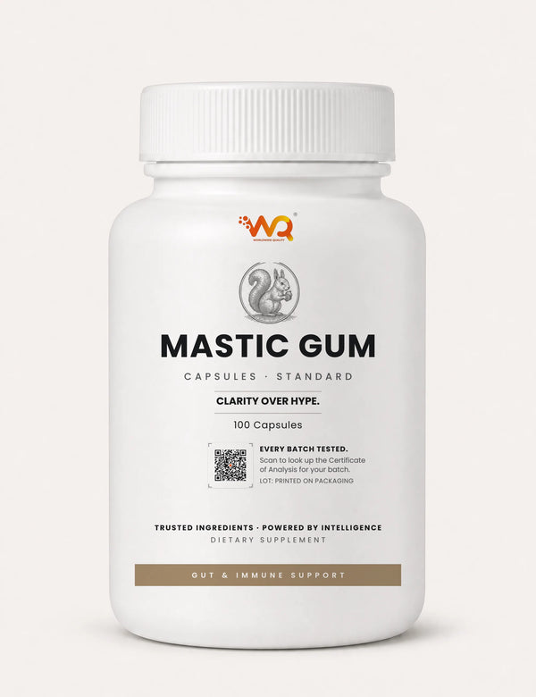 Mastic Gum Capsules — 1500 mg per serving, 100 capsules (100 servings)