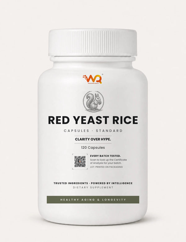 Red Yeast Rice Capsules — 1200 mg per serving, 120 capsules (120 servings)