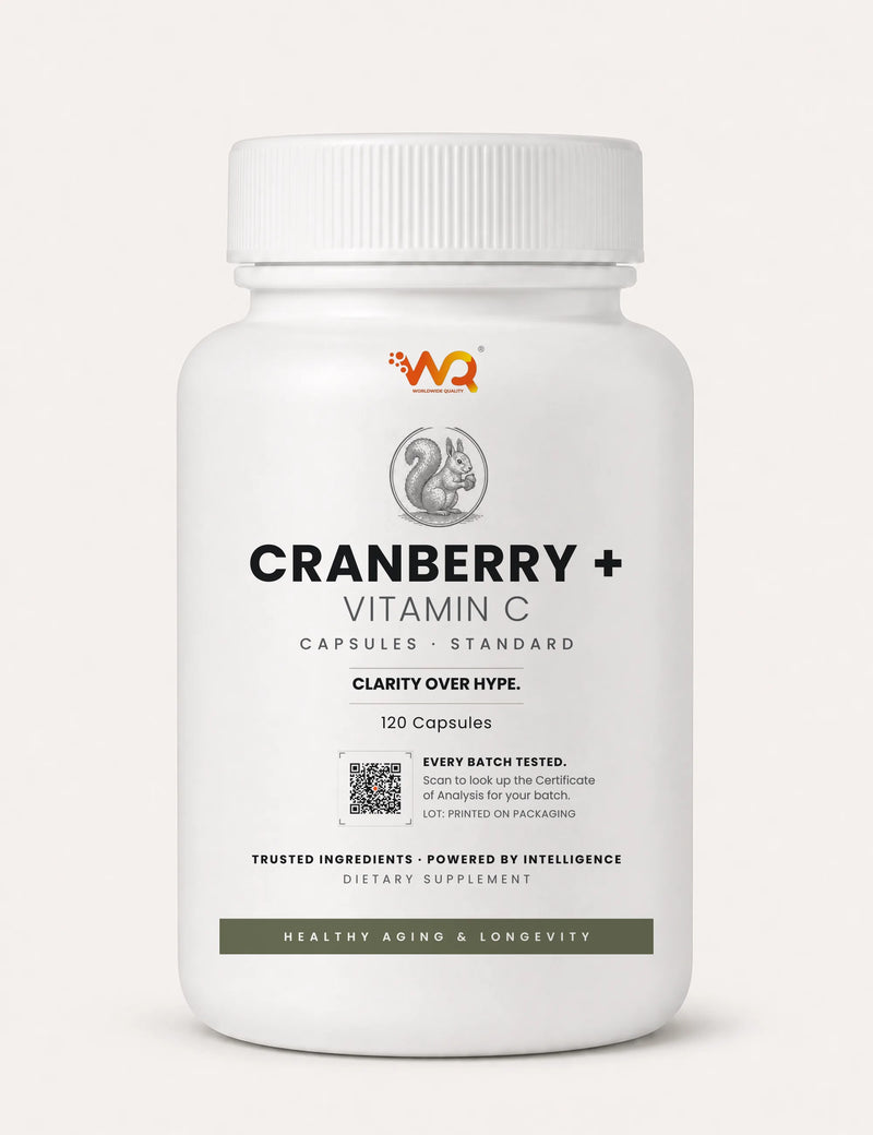 Cranberry + Vitamin C Capsules — WQ bottle_small