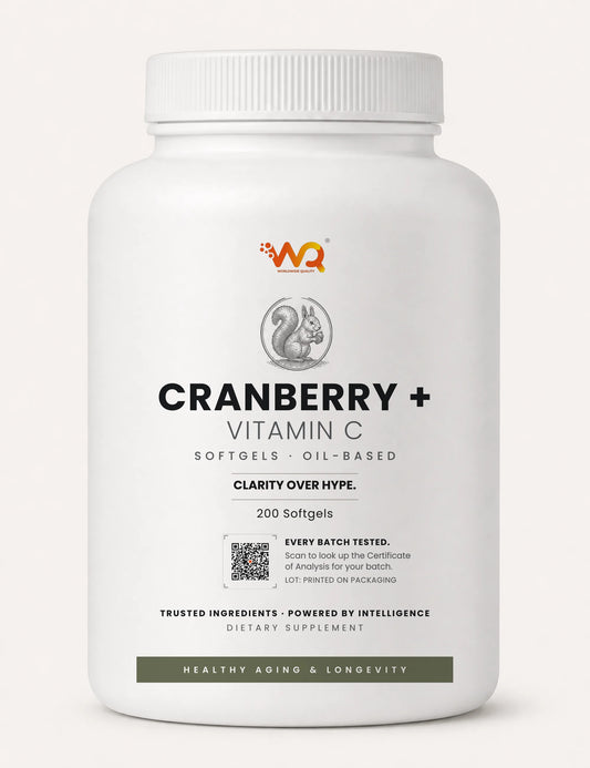 Cranberry + Vitamin C Softgels — WQ bottle_large
